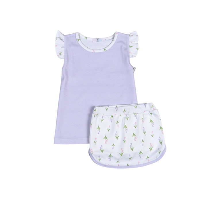 Flutter Skort Set | Zoe Floral