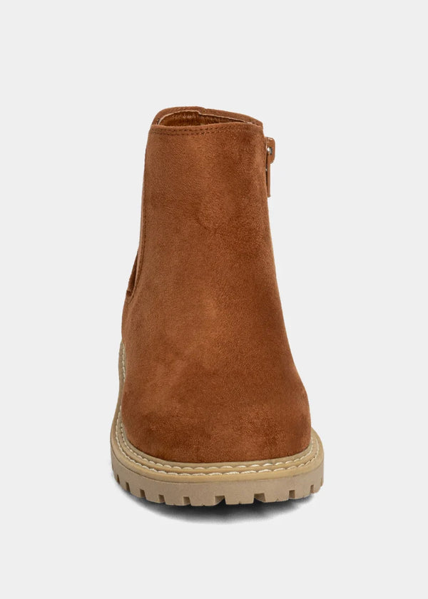 Zophie Mini Boot | Camel Suede