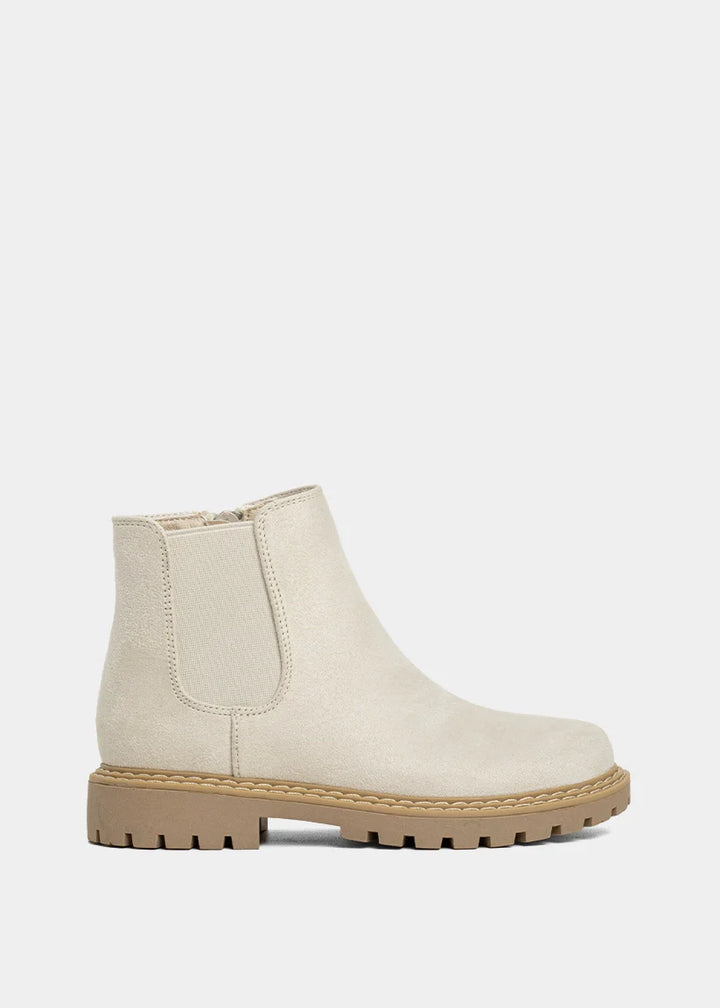 Zophie Mini Boot | Light Grey Suede