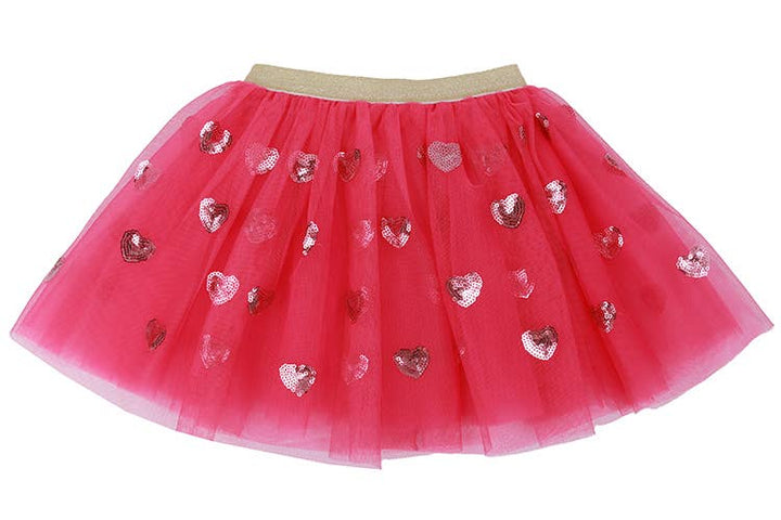 Pink Hearts Hot Pink Tulle Tutu