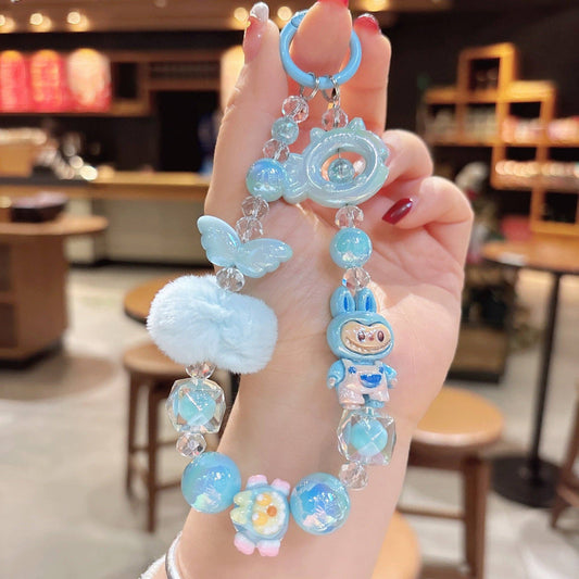 Labubu Beaded Keychain
