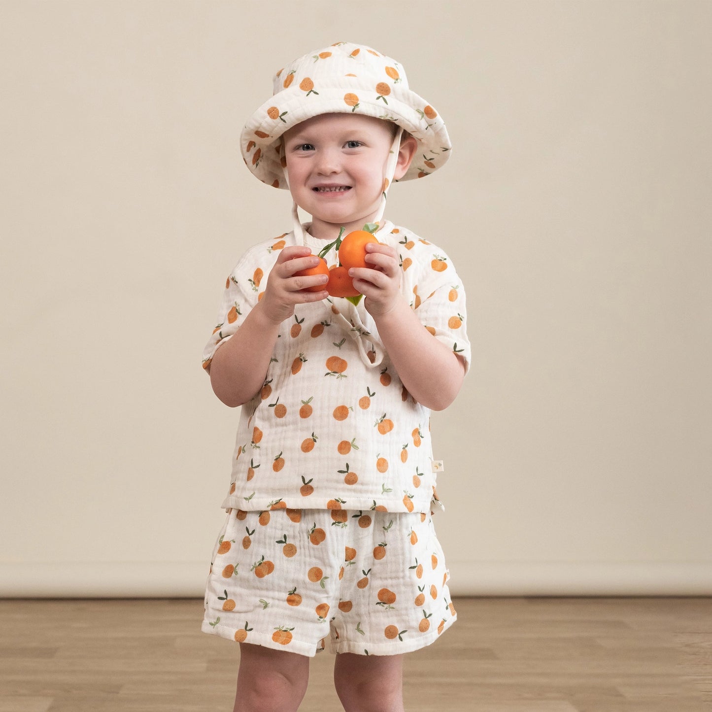 Organic Raglan Shirt + Short Set | Mandarin