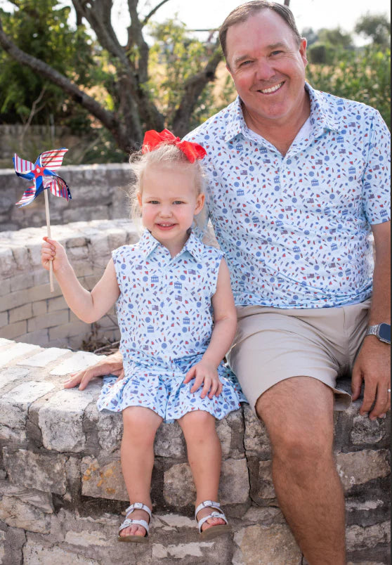 Stars and Stripe Polo Sleeveless Dress