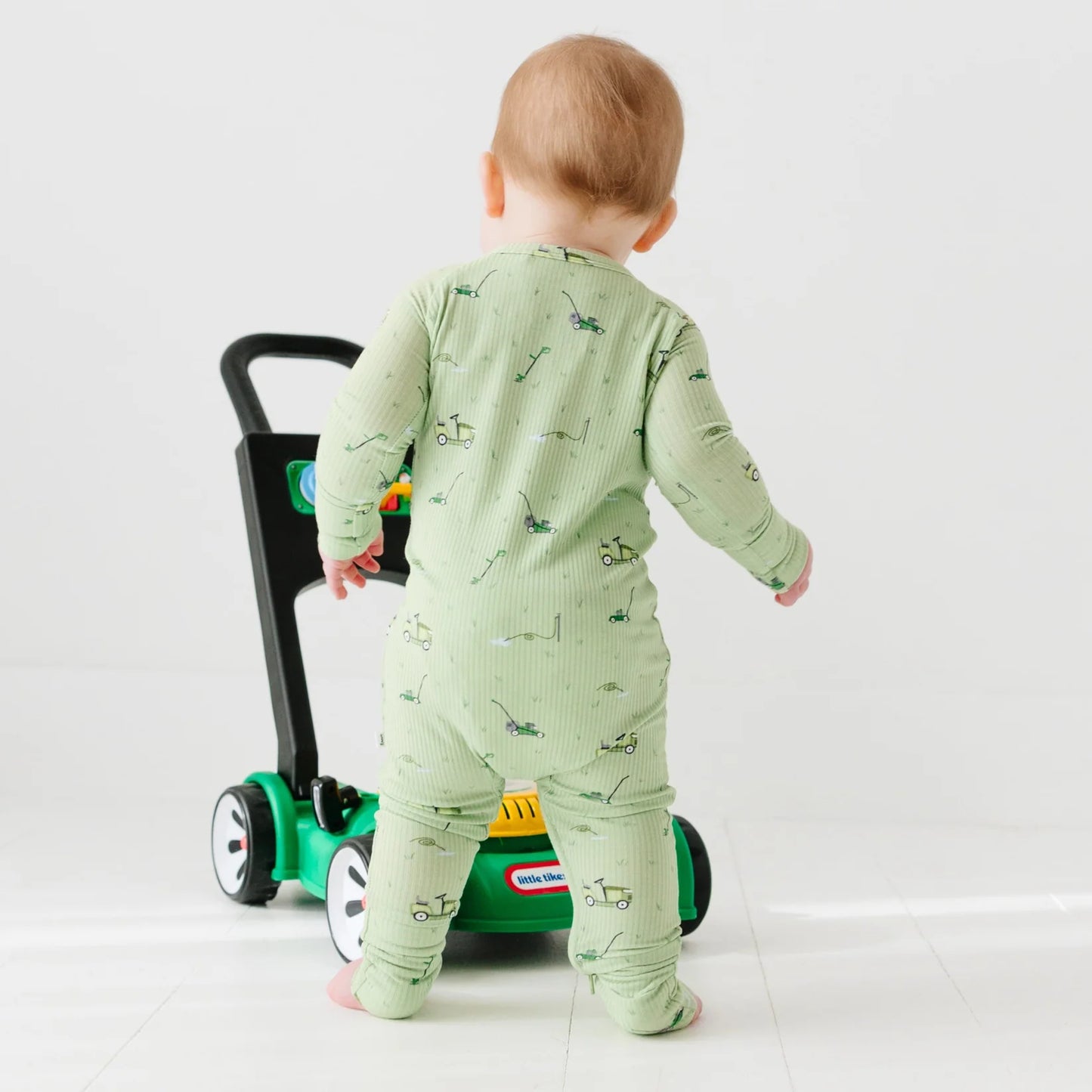 Ribbed Zip Romper | Lawn Mowers