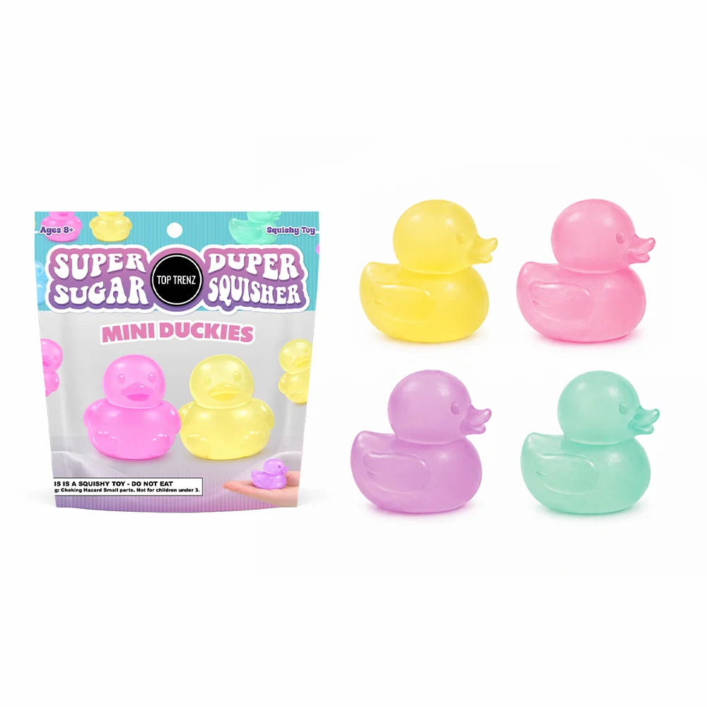 Super Duper Sugar Squisher | Mini Duck | 2-Pack