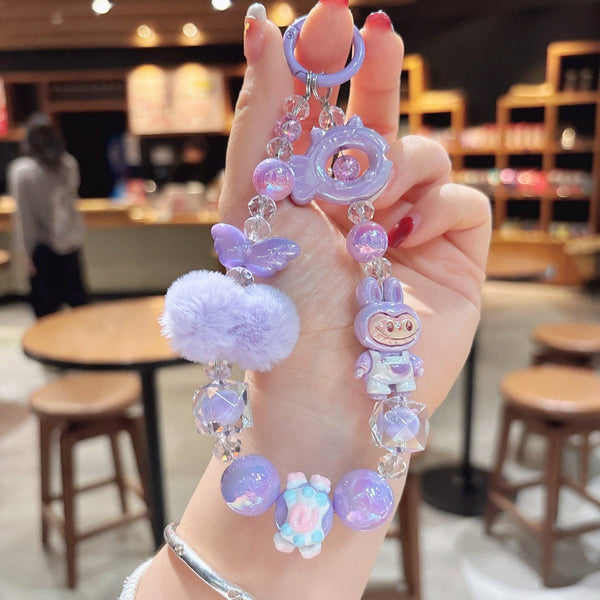 Labubu Beaded Keychain
