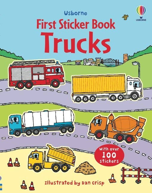 First Sticker Book Trucks | Usborne