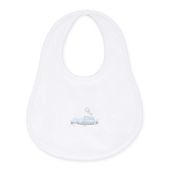 Choo Choo Train Bib | Light Blue