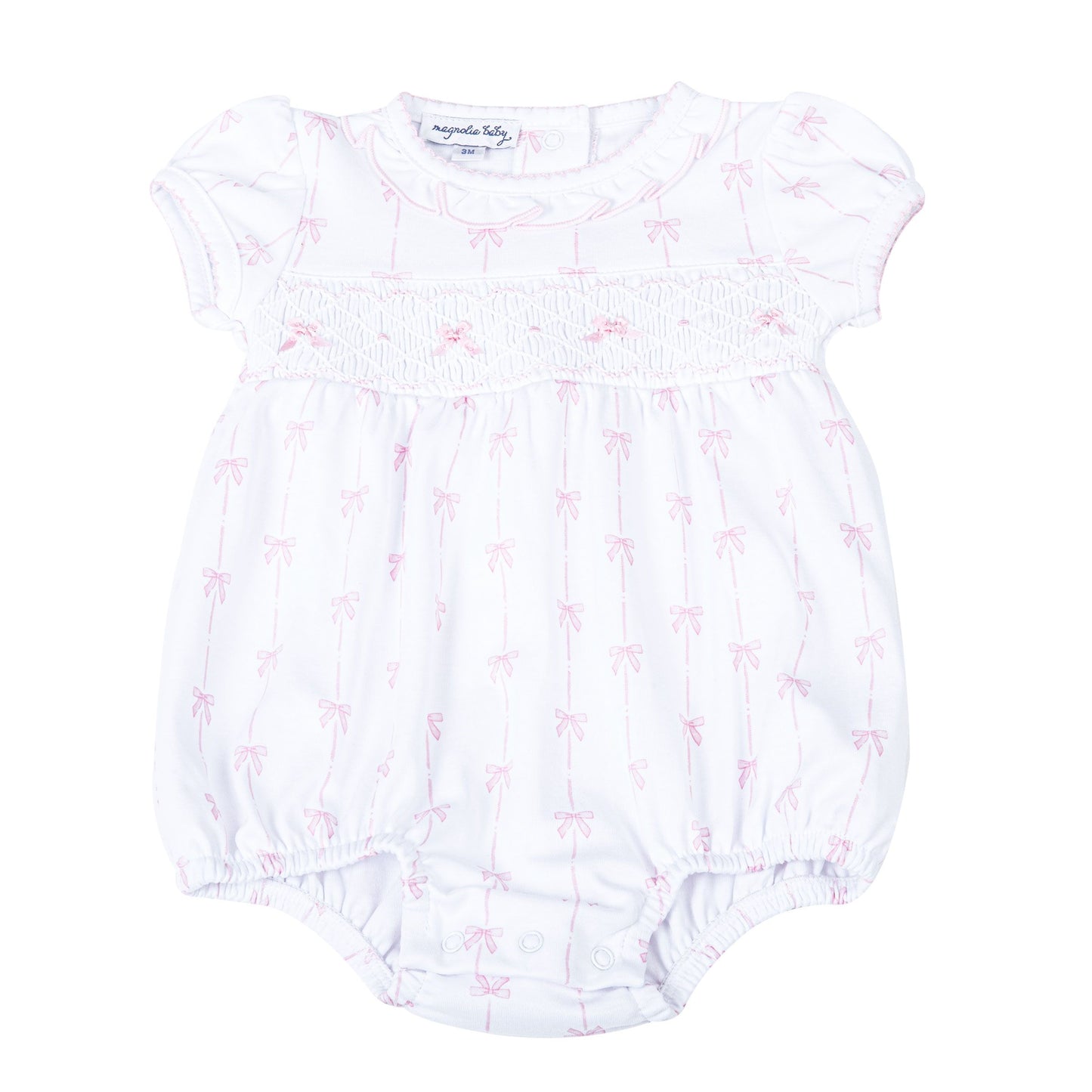 Amelia's Classics Smocked Printed Bubble