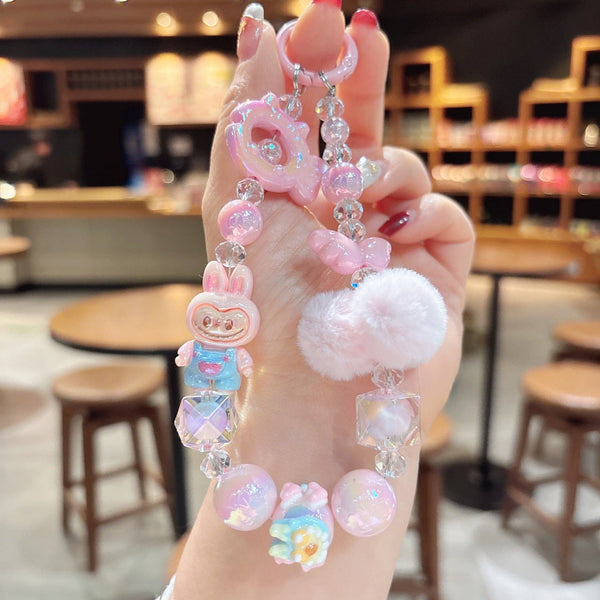 Labubu Beaded Keychain