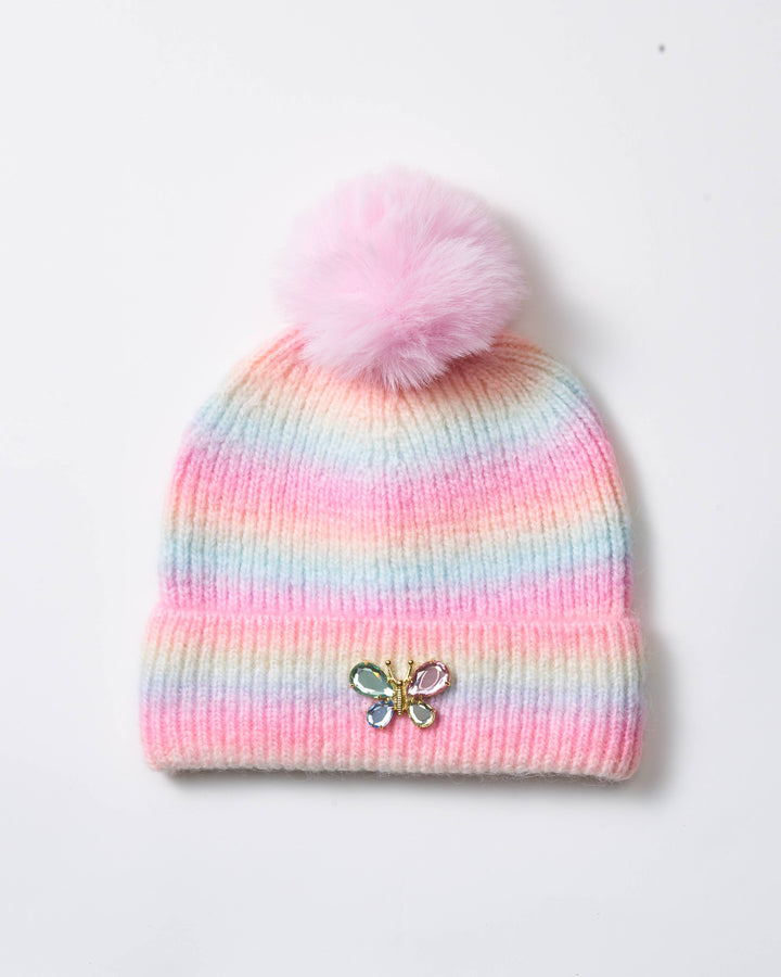 Pastel Rainbow Beanie