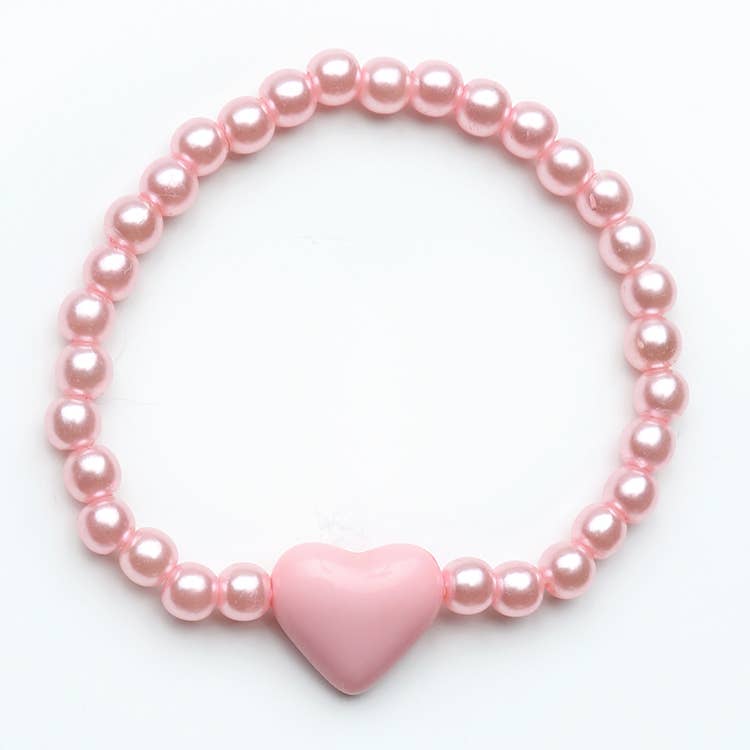 Heart Bracelet | Pink