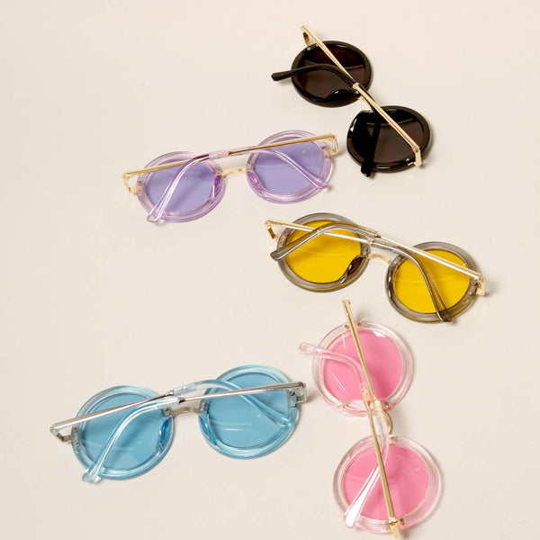Kids Colorful Round Sunglasses