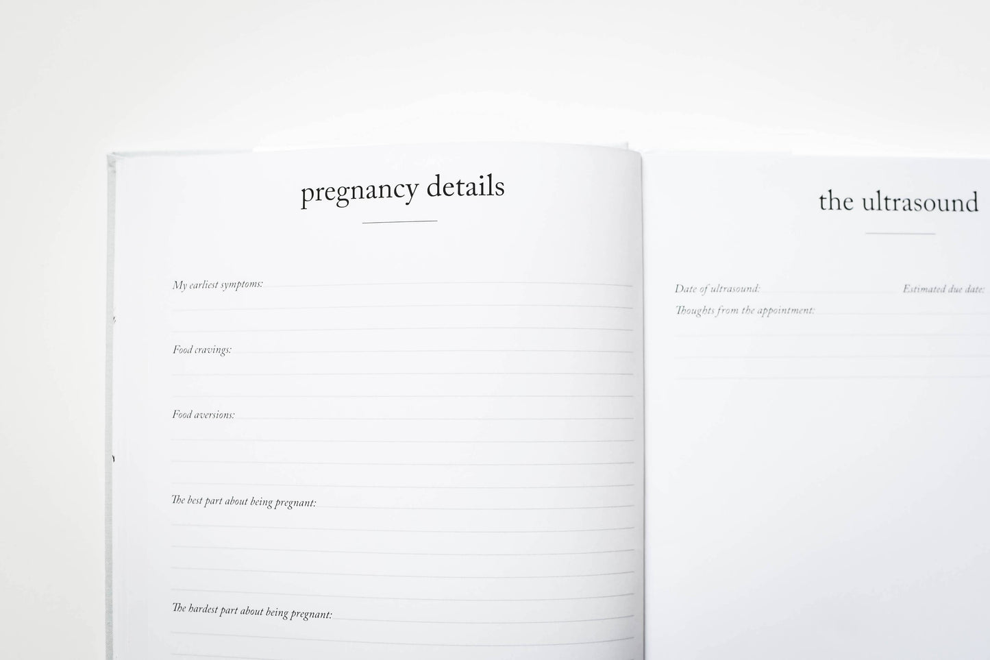 Baby's First Year Memory Book & Photo Album | Cream