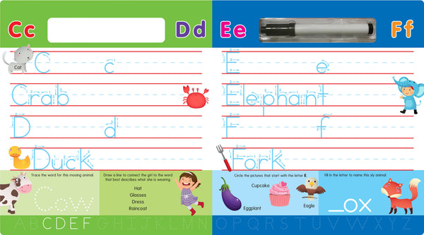 ABCs Write-On and Wipe-Off : Learn How to Write the Alphabet