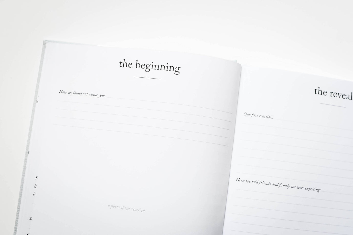 Baby's First Year Memory Book & Photo Album | Cream