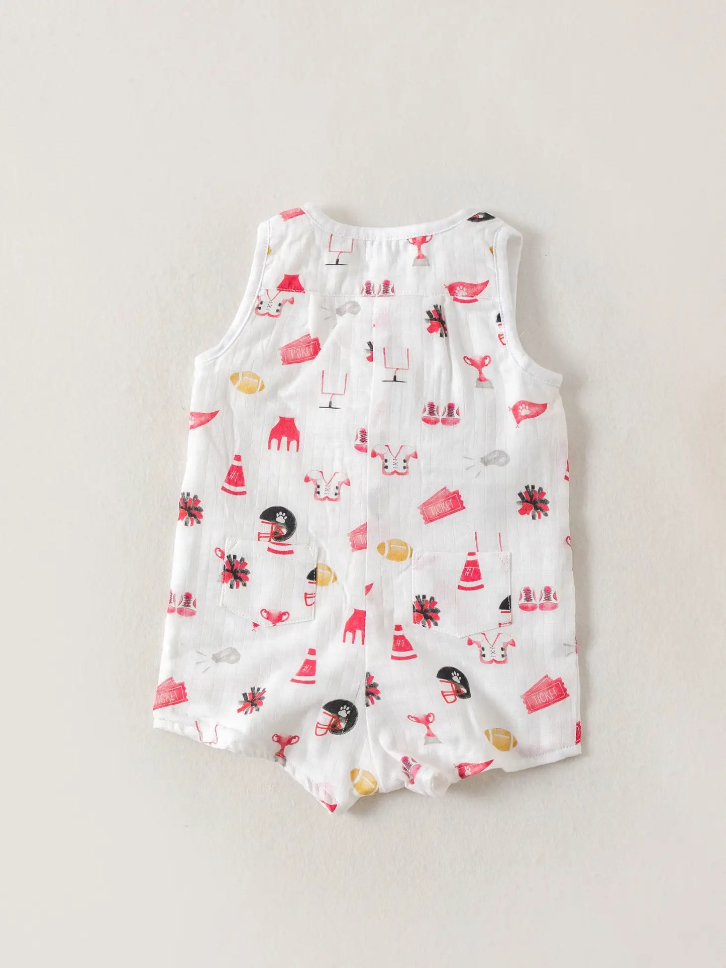 Let's Go Bulldogs Muslin Shortall