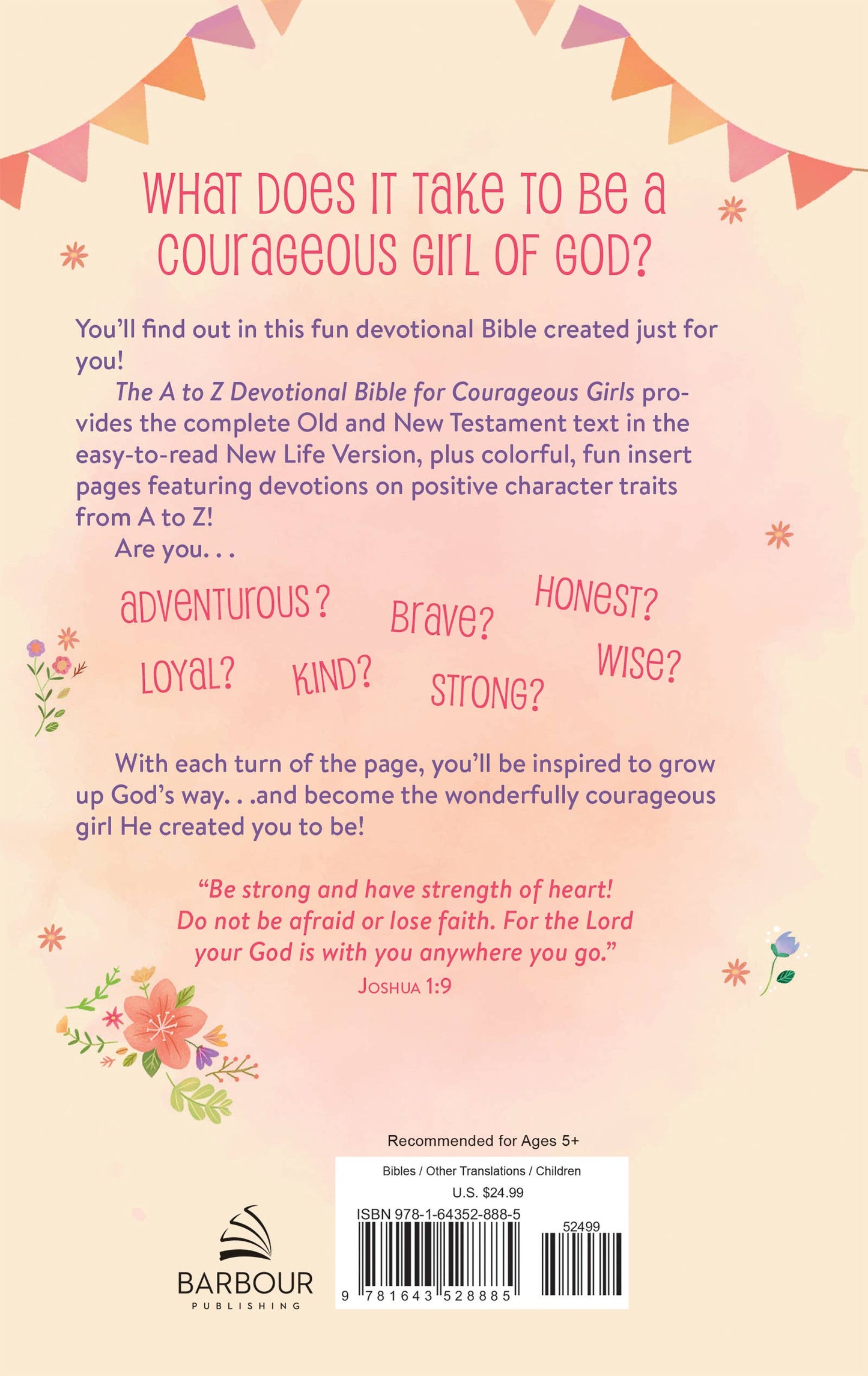 The A to Z Devotional Bible for Courageous Girls