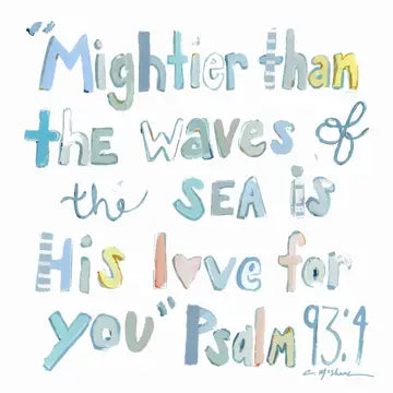 "Psalm 93:4" | Acrylic Shelfie