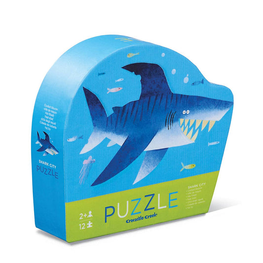 12-Piece Mini Puzzle - Shark City