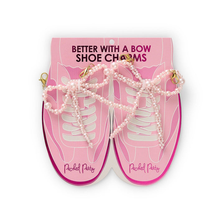 BETTER WITH A BOW SHOE CLIP SET - Pink