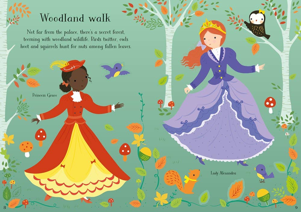 Little Sticker Dolly Dressing Princess | Usborne