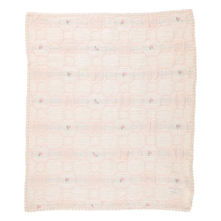 Cleo Blanket | Vintage Wallpaper Floral