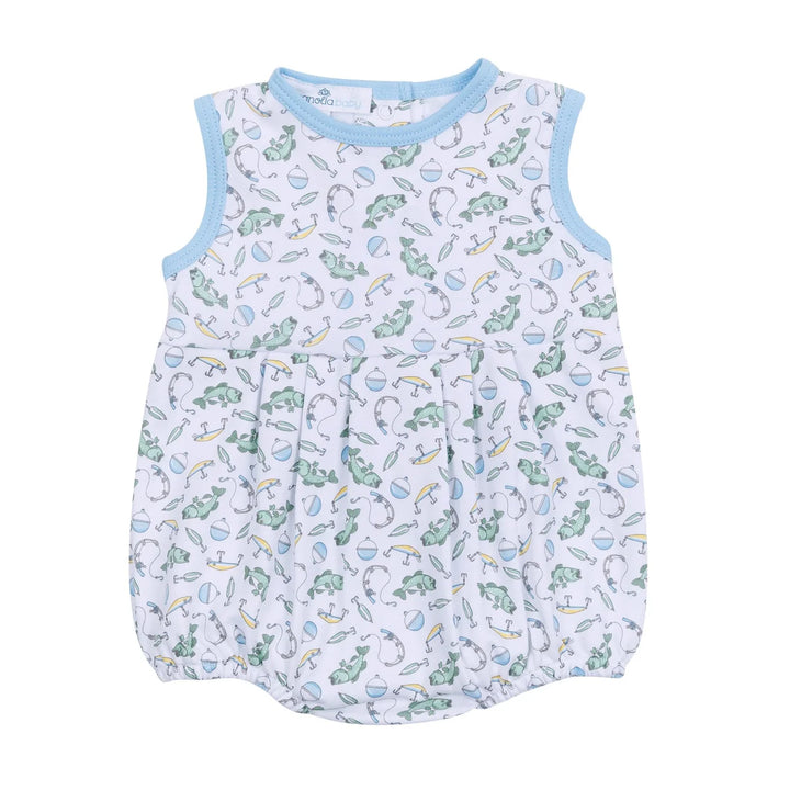 Hook, Line, & Sinker Sleeveless Bubble | Blue