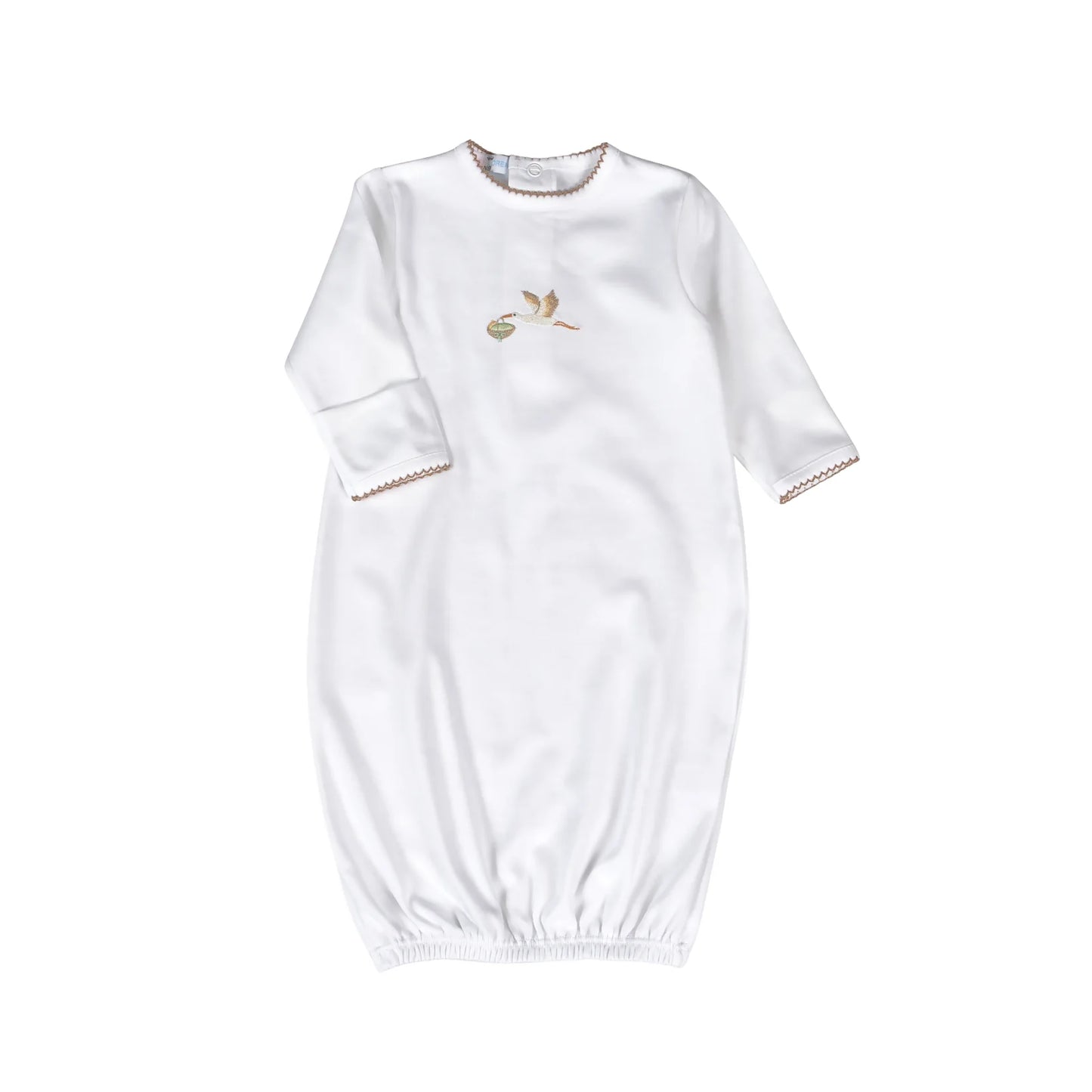 Welcome Baby White Gown