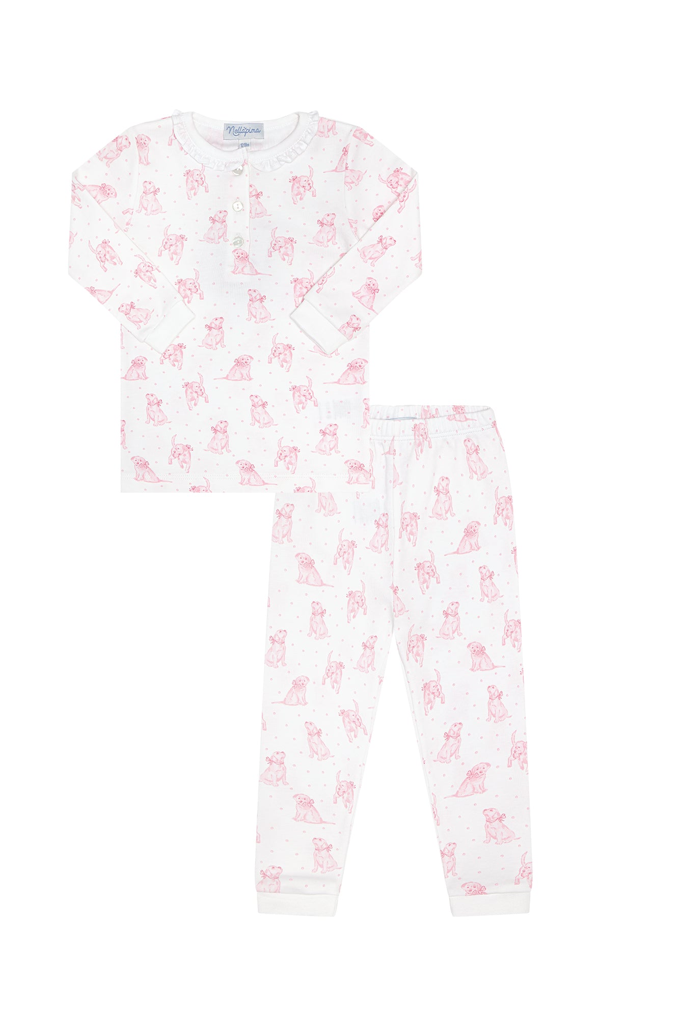 Print Pajamas | Pink Puppy Love