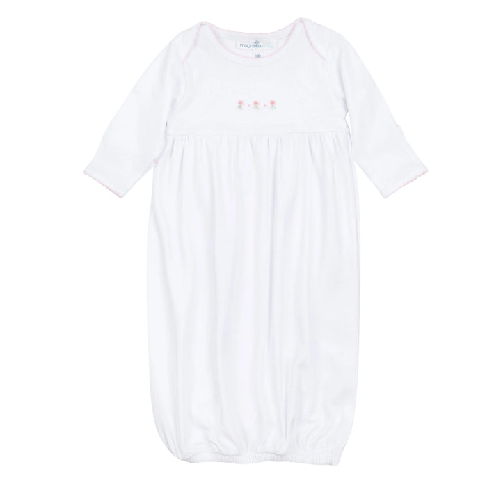 Juliette's Classics Embroidered Gathered Gown