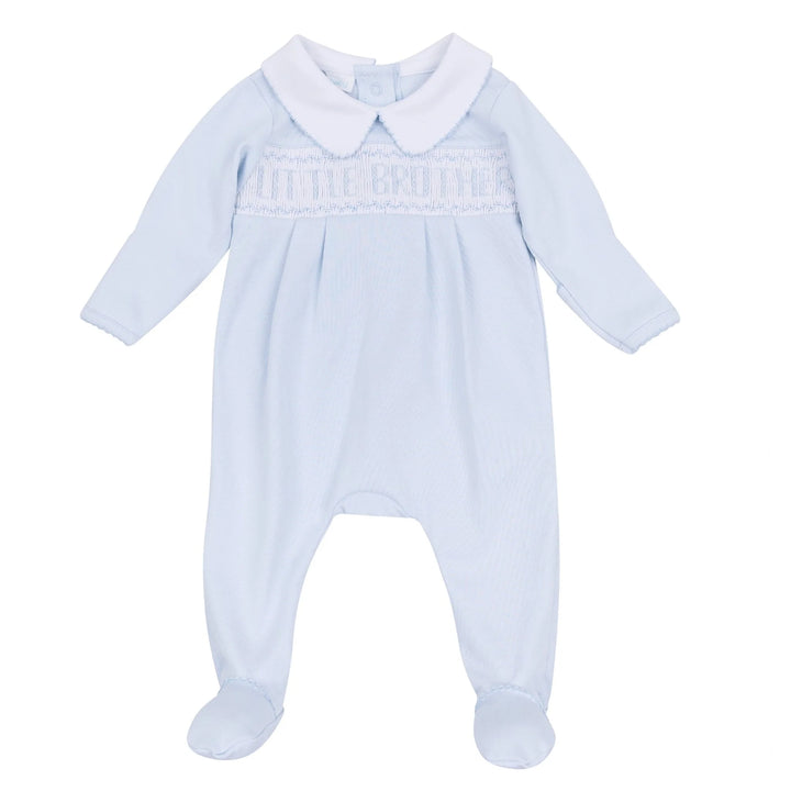 Little Brother Smocked Footie