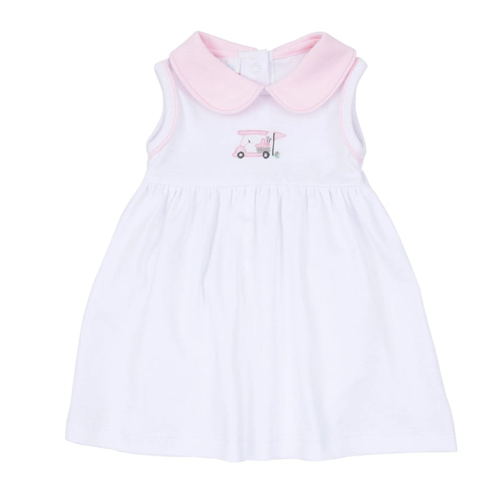 Little Golfer Collared Dress I Pink