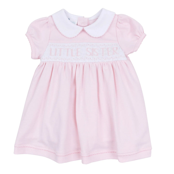 Little Sister Smocked Short Sleeve Dress