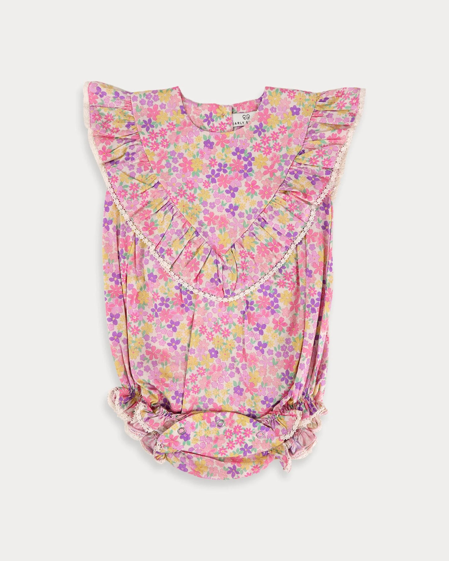 LUCY BABY BUBBLE ROMPER | Floral