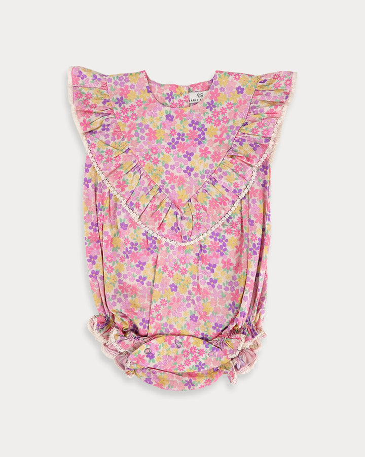 LUCY BABY BUBBLE ROMPER | Floral