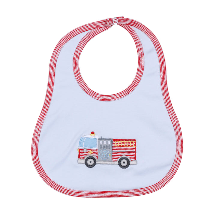 Hero Brigade Applique Bib