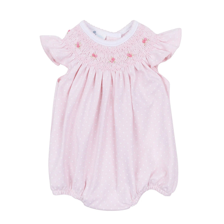 Mia and Luca's Bishop Short Sleeve Bubble | Pink