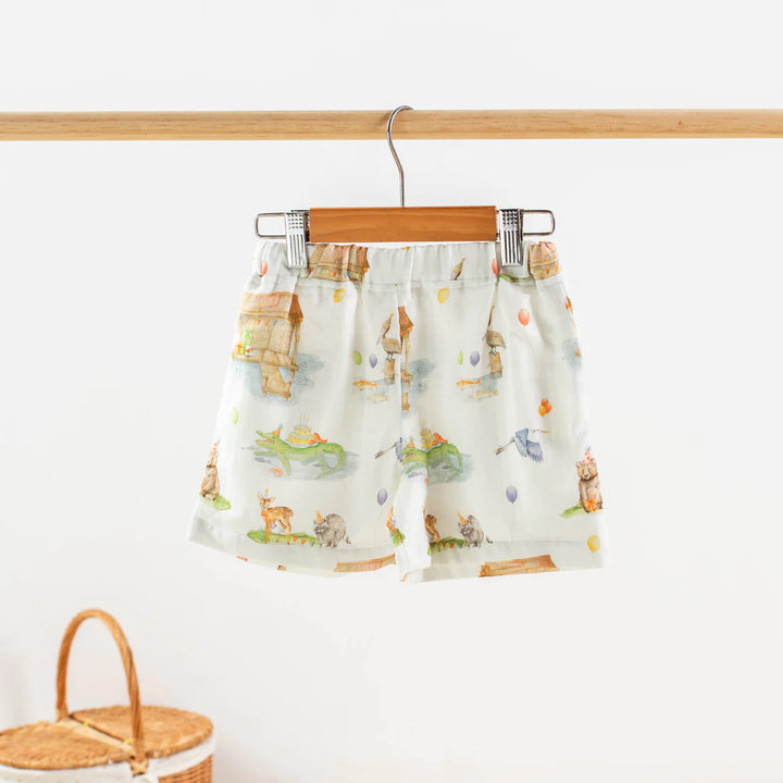 Bayou Birthday Organic Muslin Shorts