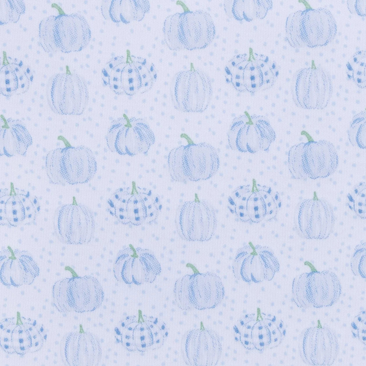 Precious Pumpkins Long Sleeve Pajamas | Light Blue