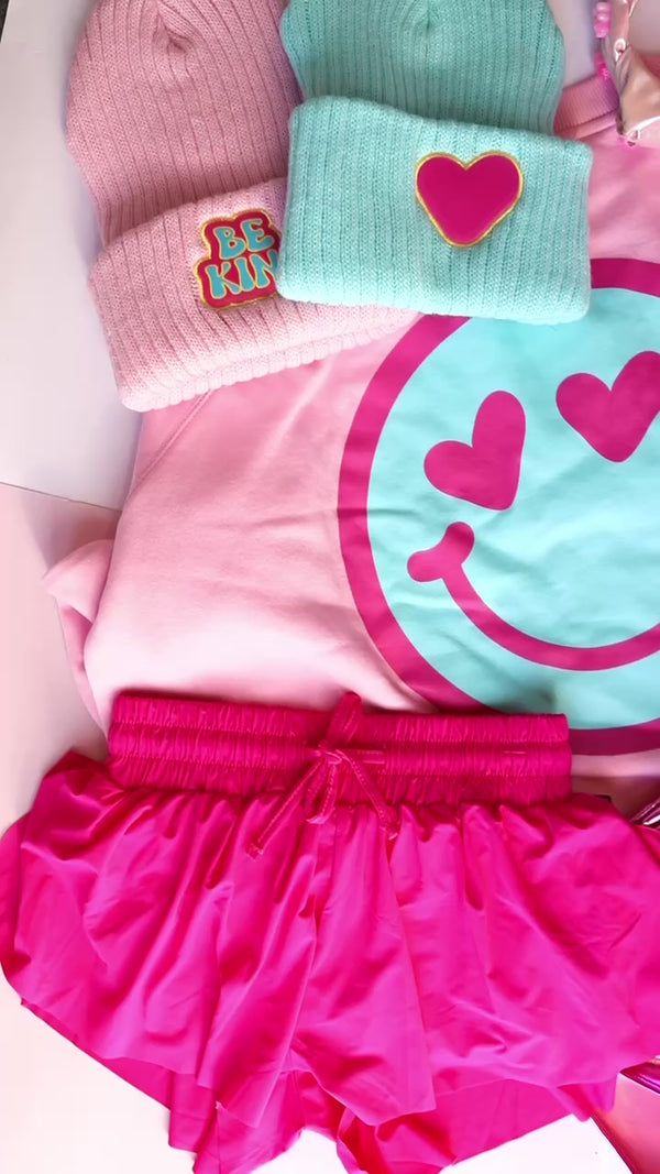 XOXO by magpies | Bubblegum Heart Eyes Sweatshirt, Kids