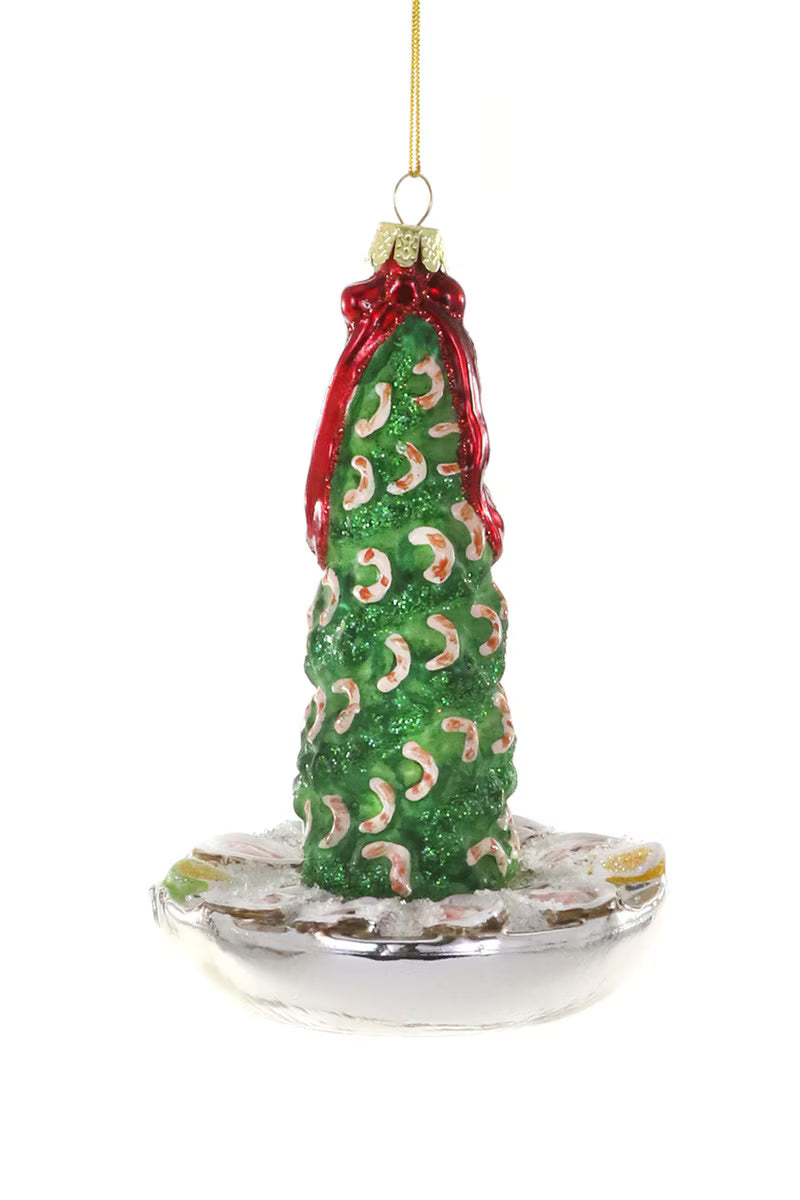 Retro Shrimp Cocktail Tree Ornament