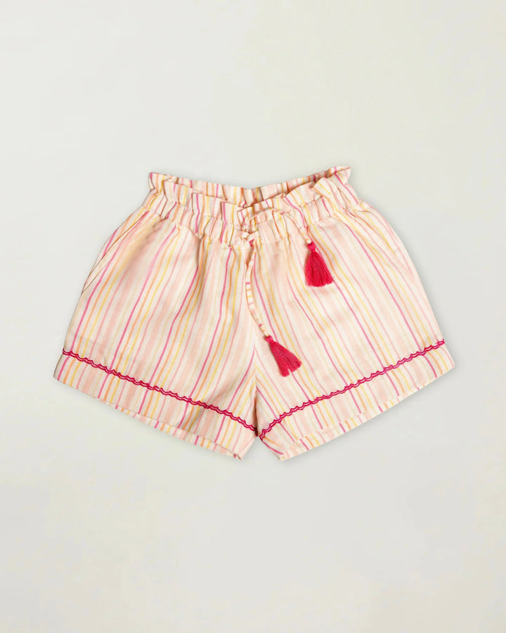 Roman Shorts | Pink Stripes