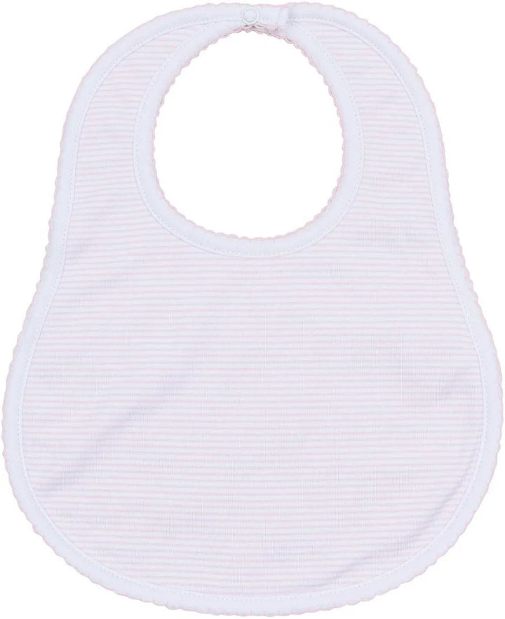 Mini Stripes Bib | Pink