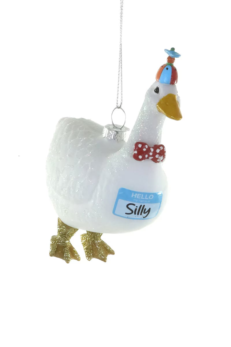 Porch Goose Ornament | Silly