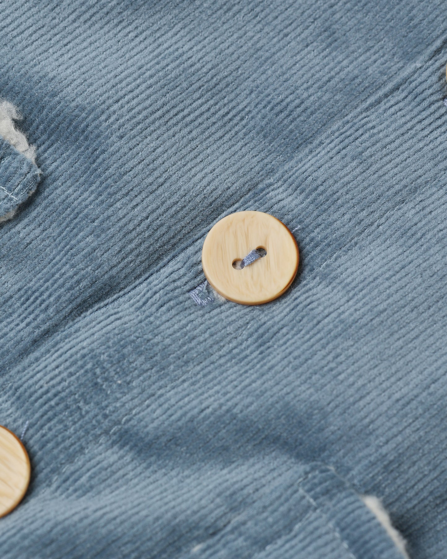 CORDUROY HOODED JACKET || OCEAN