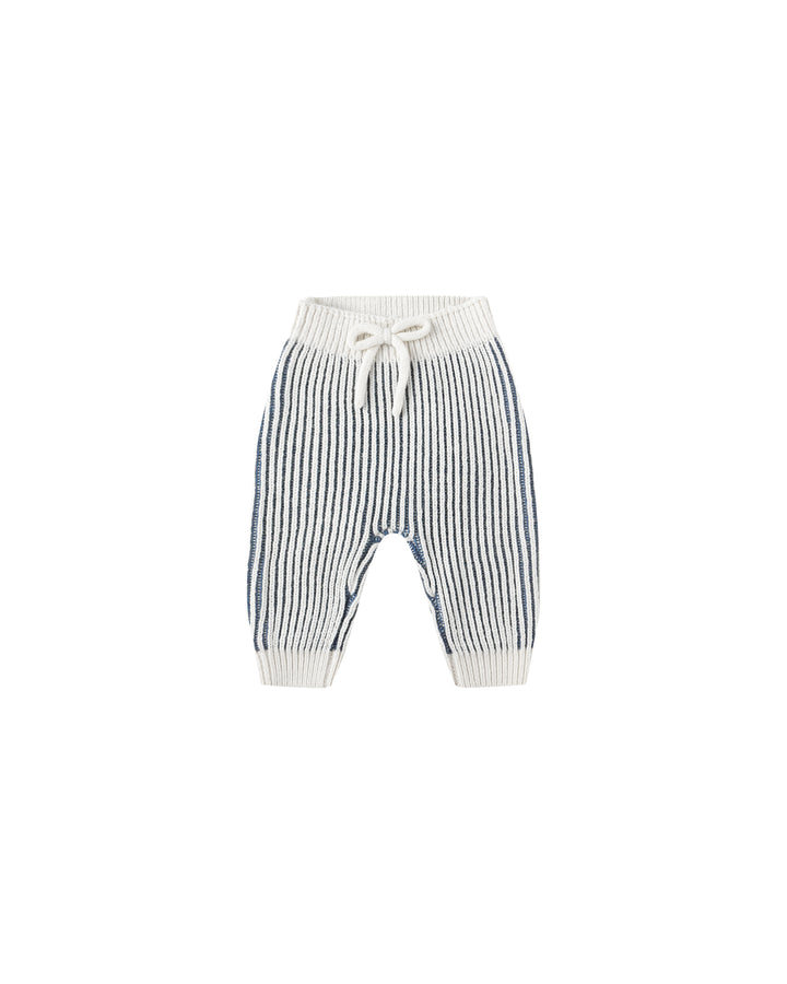 CHUNKY KNIT PANT || OCEAN