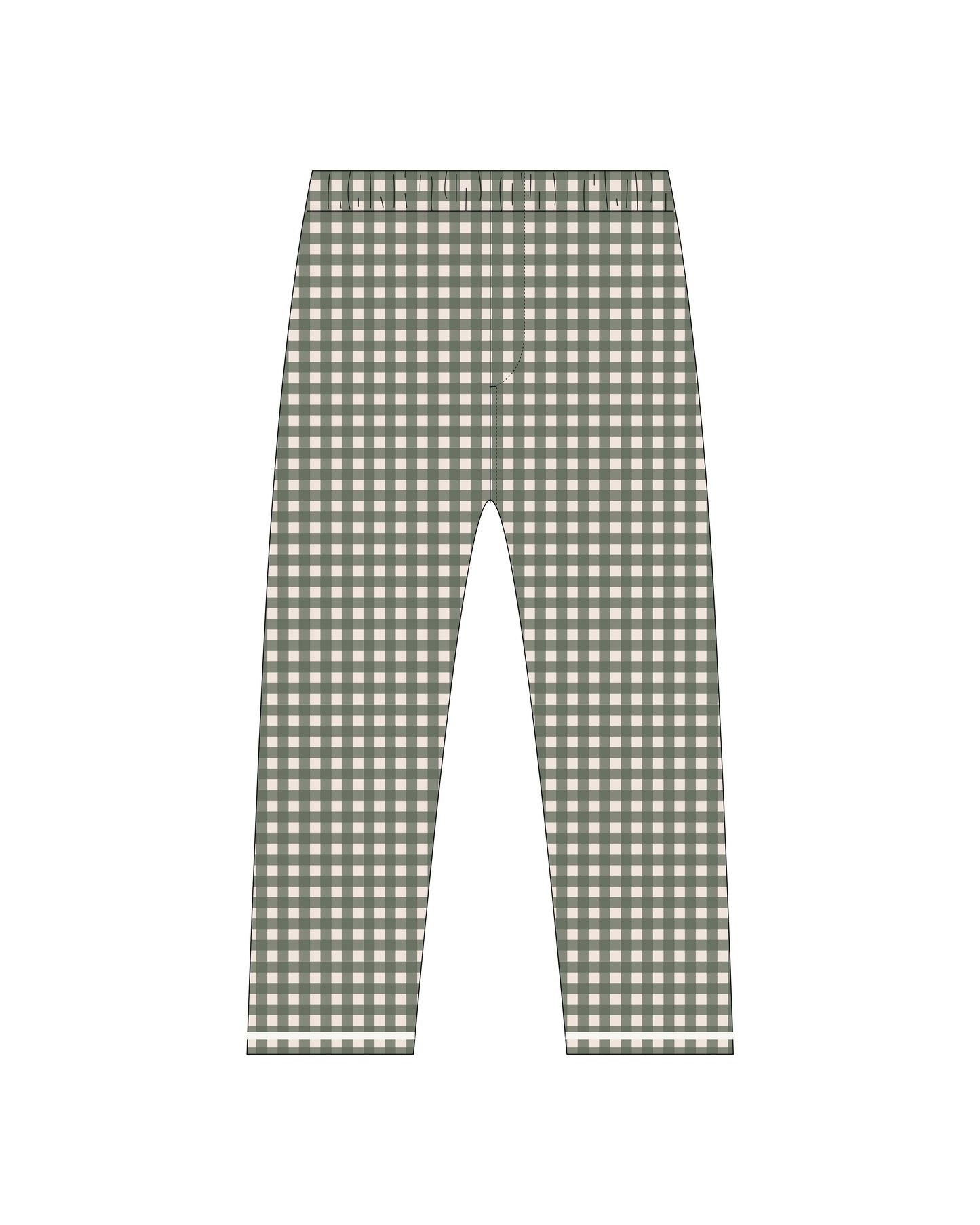 MEN'S PAJAMA PANT | EVERGREEN GINGHAM