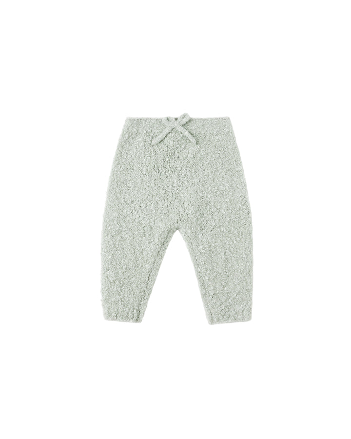KNIT PANT || PISTACHIO BOUCLE