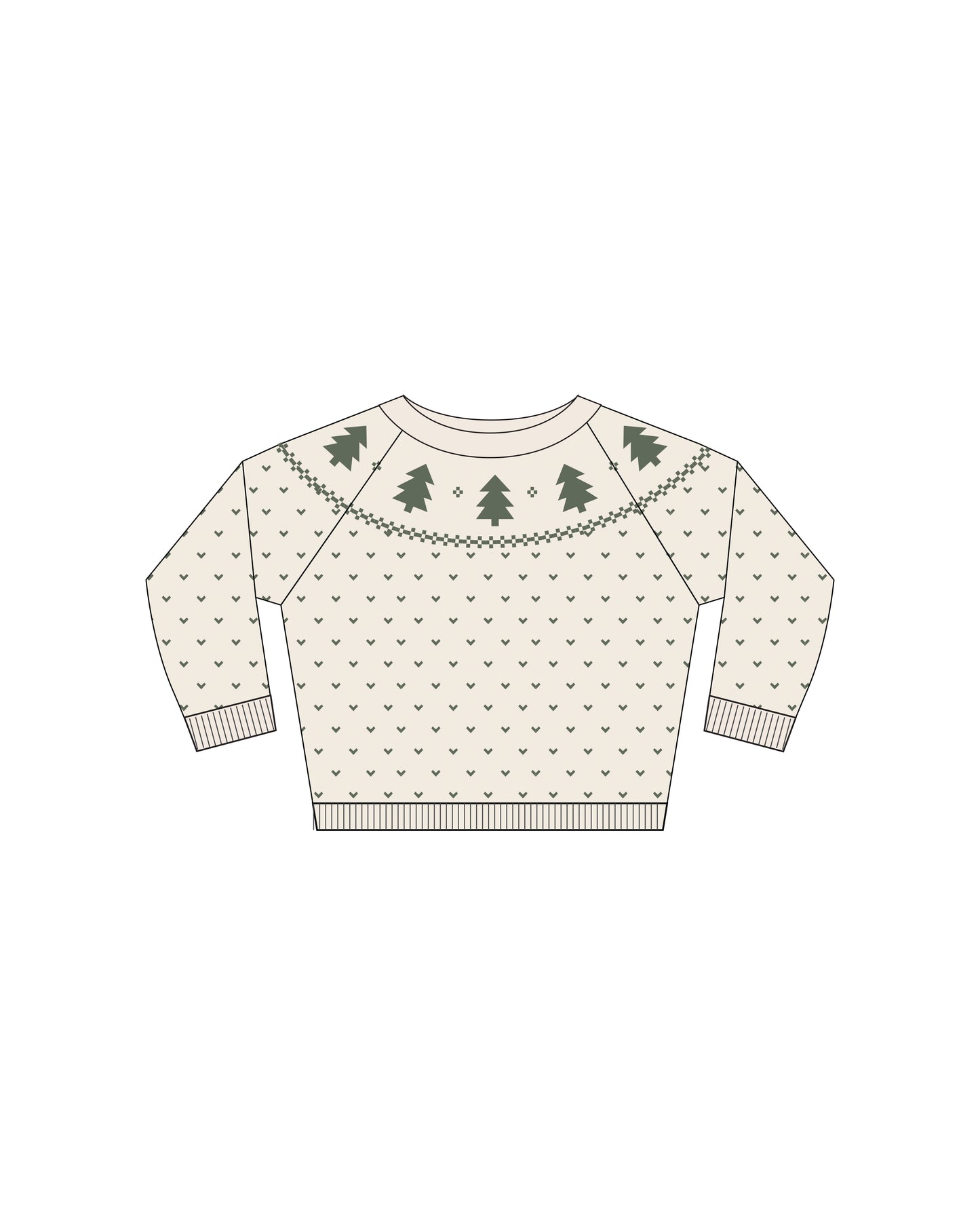 FAIR ISLE SWEATER | TREES